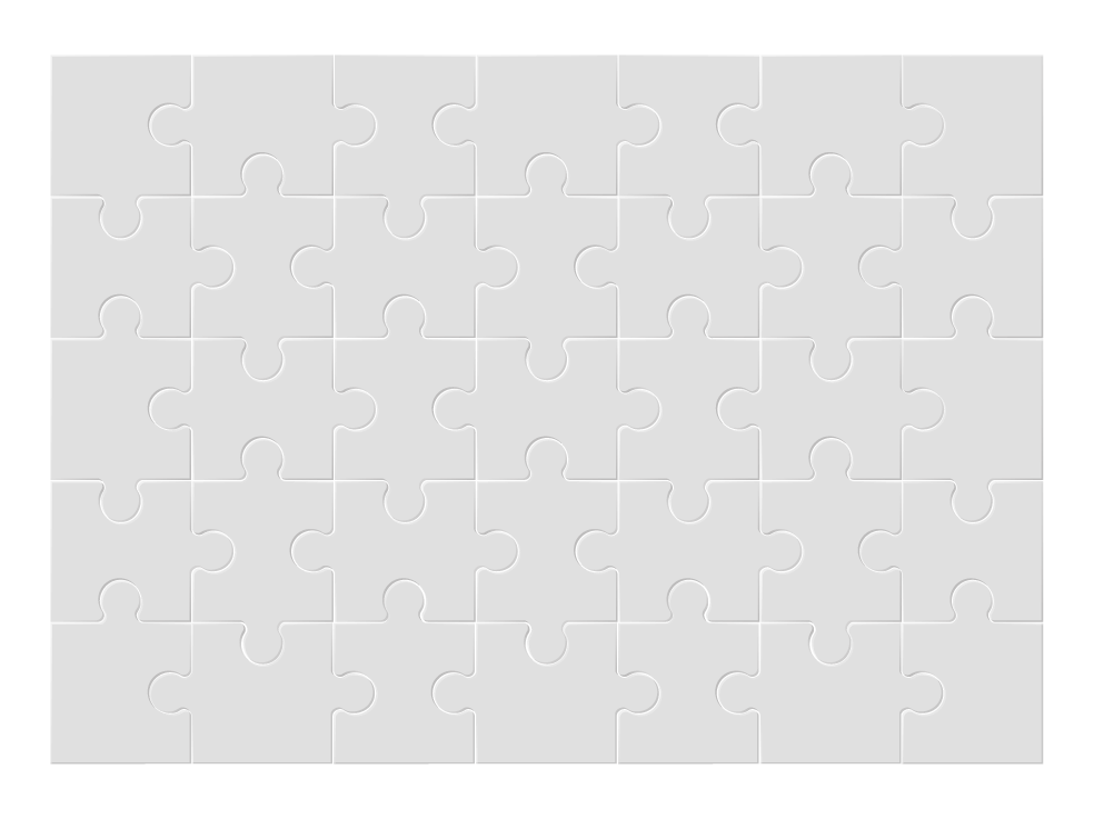 Vlastní návrh Puzzle dětské