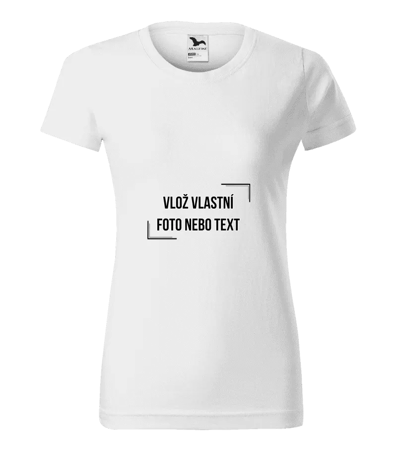 Vlastní návrh Dámské tričko Malfini Basic