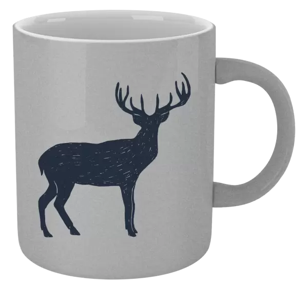 Metalický hrnek Jelen