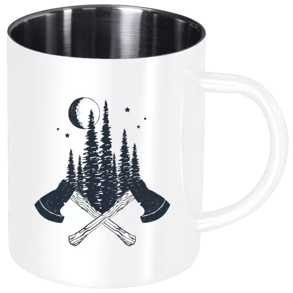 Nerezový hrnek Sekery