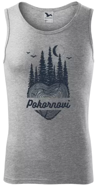 Pánské tílko Srdce pařez