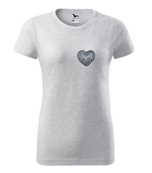 Dámské tričko Pařez srdce mini