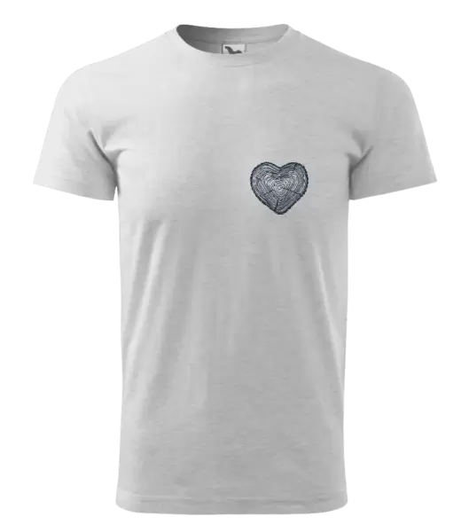Pánské tričko Pařez srdce mini