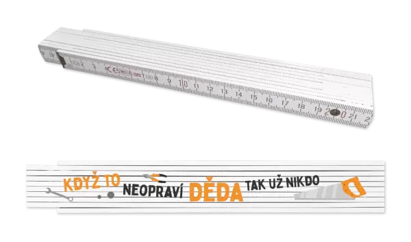 Skládací metr Když to neopraví děda, tak už nikdo