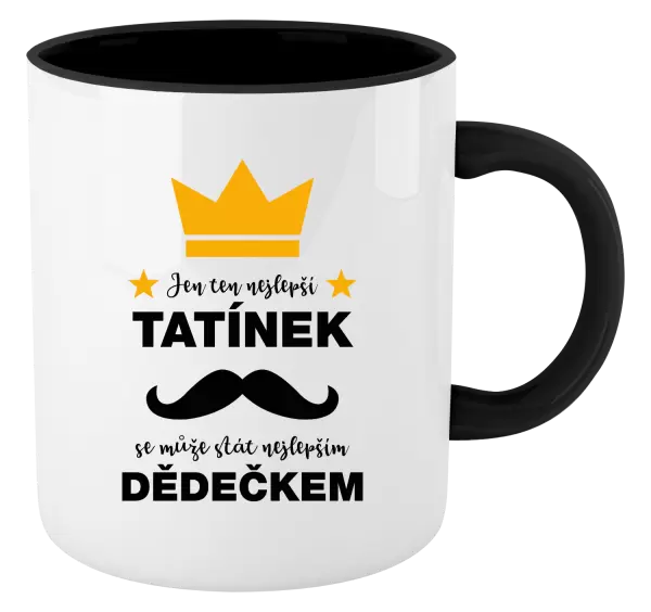 Hrnek Jen ten nejlepší tatínek se může stát nejlepším dědečkem