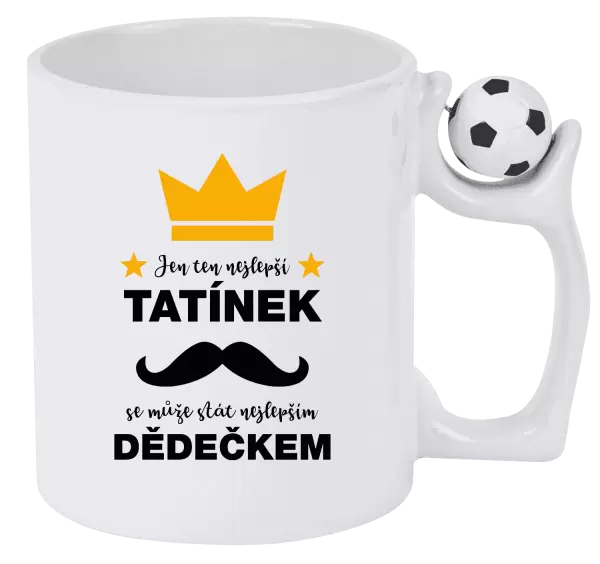 Hrnek Jen ten nejlepší tatínek se může stát nejlepším dědečkem