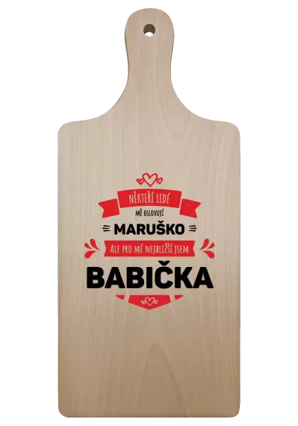 Prkénko Někteří lidé mě oslovují jménem, pro mé nejbližší jsem babička