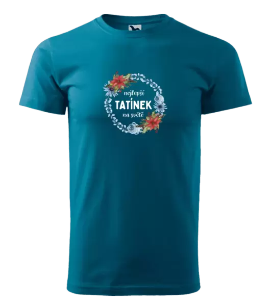 Pánské tričko Nejlepší tatínek na světě, věneček