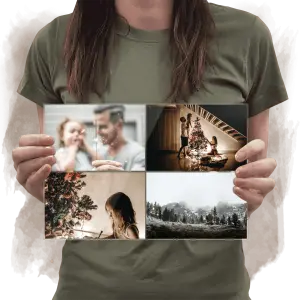 Plexi svatební fotoobraz Koláž 4 fotky 01