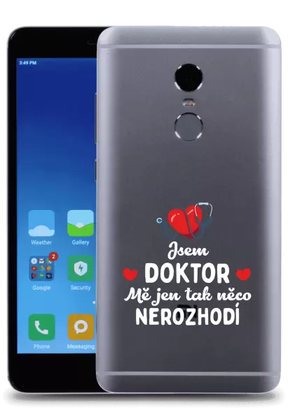 Kryt Xiaomi Redmi Note 4 Jsem doktor. Mě jen tak něco nerozhodí