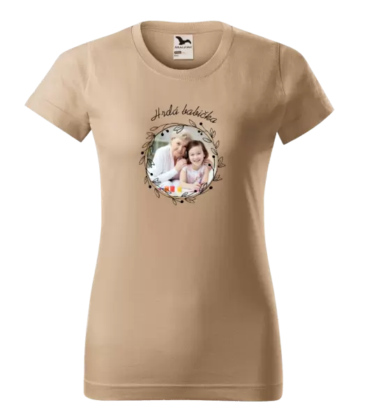 Dámské tričko Hrdá babička