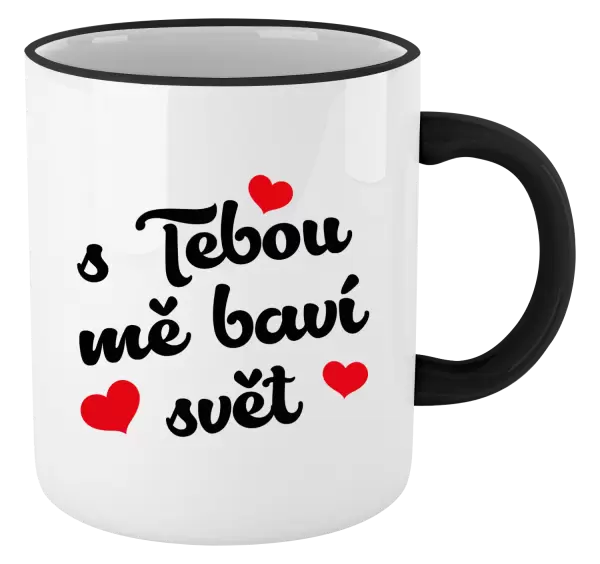 Hrnek S tebou mě baví svět
