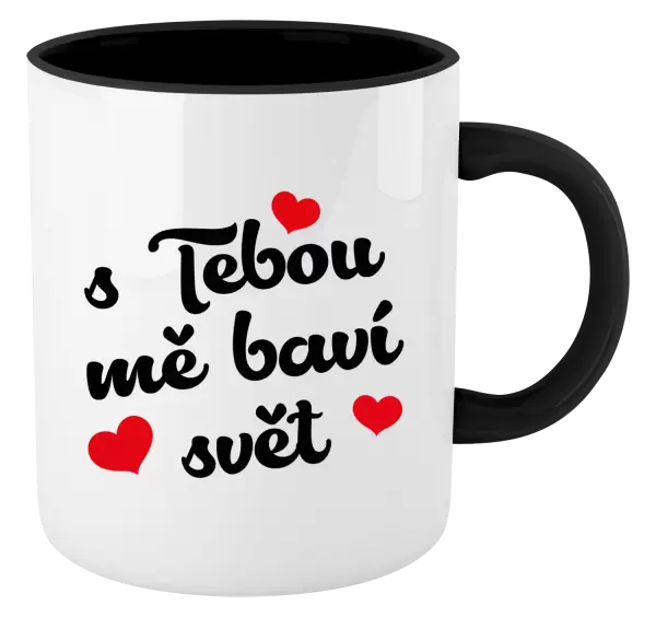 Hrnek S tebou mě baví svět