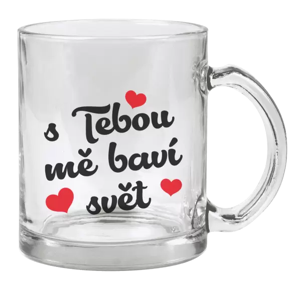 Hrnek S tebou mě baví svět