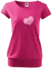 Dámské tričko Otisk srdce