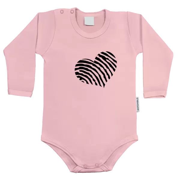 Dětské body Otisk srdce