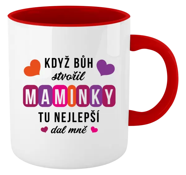 Hrnek Když Bůh stvořil maminky