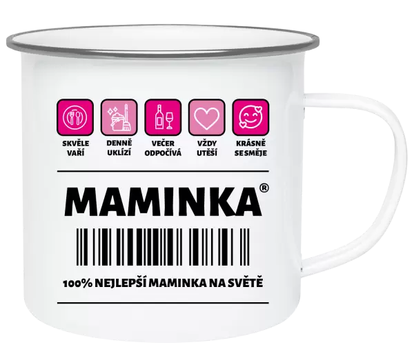 Plecháček Čárový kód - maminka