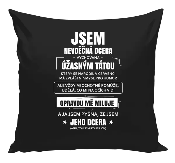 Polštář Tátova nevděčná dcera