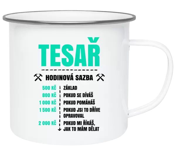 Plecháček Hodinová sazba - tesař