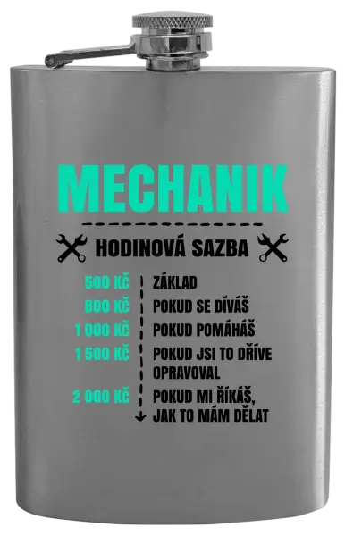 Placatka Hodinová sazba - mechanik