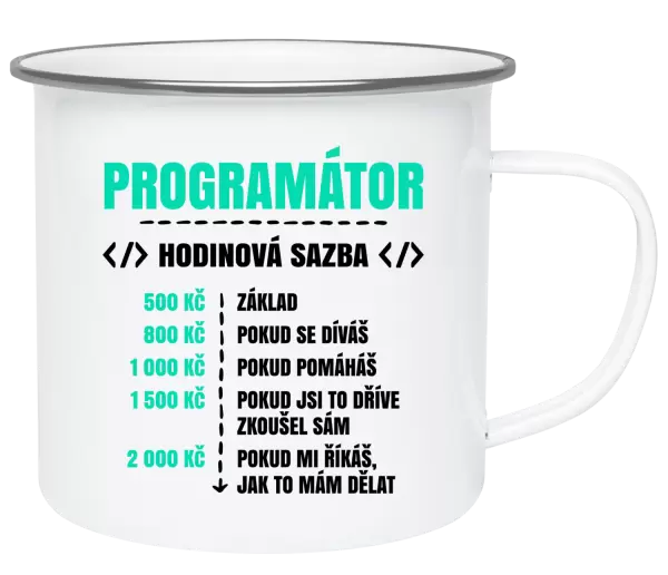 Plecháček Hodinová sazba - programátor