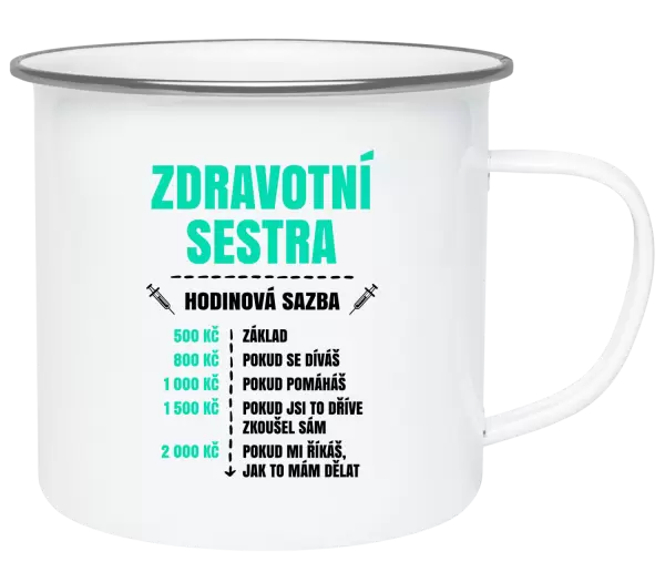 Plecháček Hodinová sazba - zdravotní sestra