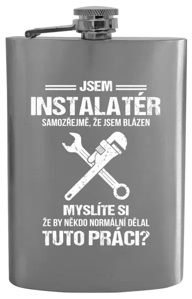 Placatka Samozřejmě, že jsem blázen - instalatér