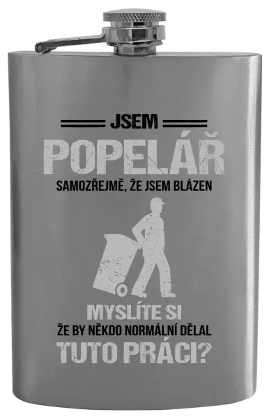Placatka Samozřejmě, že jsem blázen - popelář