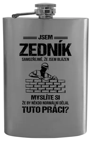 Placatka Samozřejmě, že jsem blázen - zedník
