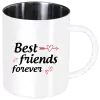 Nerezový hrnek Best friends forever #1