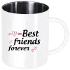 Nerezový hrnek Best friends forever #2