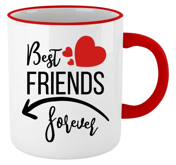 Hrnek Best friends forever srdce #2