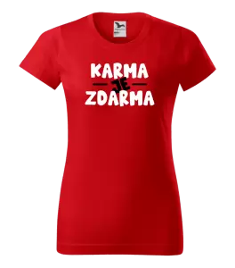 Dámské tričko Karma je zdarma