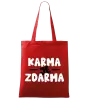 Látková taška Karma je zdarma