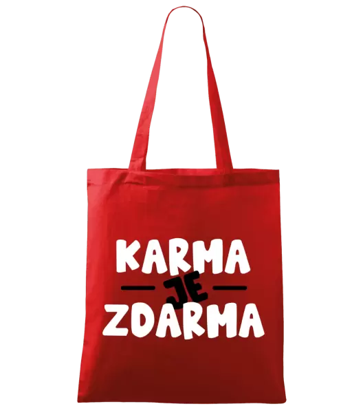 Látková taška Karma je zdarma