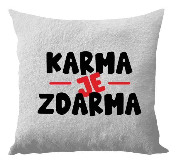 Polštář Karma je zdarma