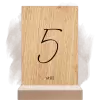 Dřevěné číslo stolu EASY