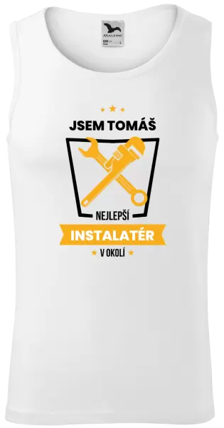 Pánské tílko Nejlepší v okolí - instalatér
