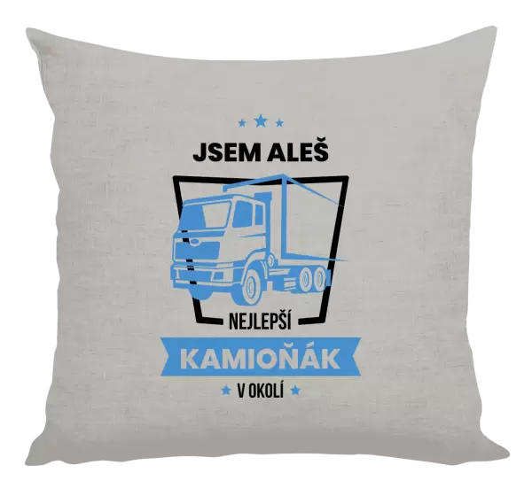 Polštář Nejlepší v okolí - kamioňák