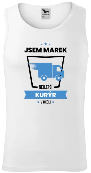 Pánské tílko Nejlepší v okolí - kurýr