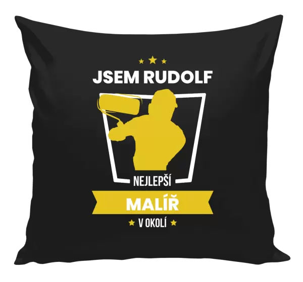 Polštář Nejlepší v okolí - malíř