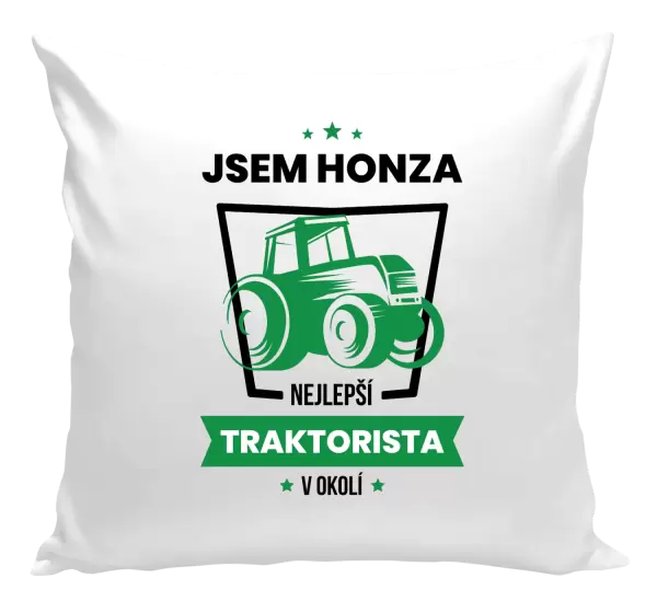 Polštář Nejlepší v okolí - traktorista