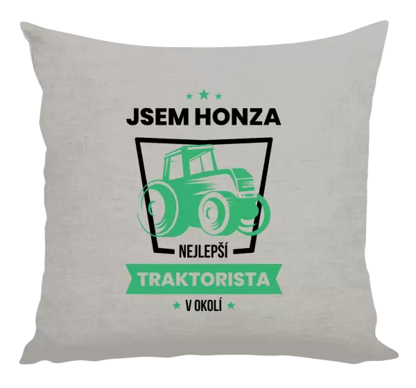 Polštář Nejlepší v okolí - traktorista