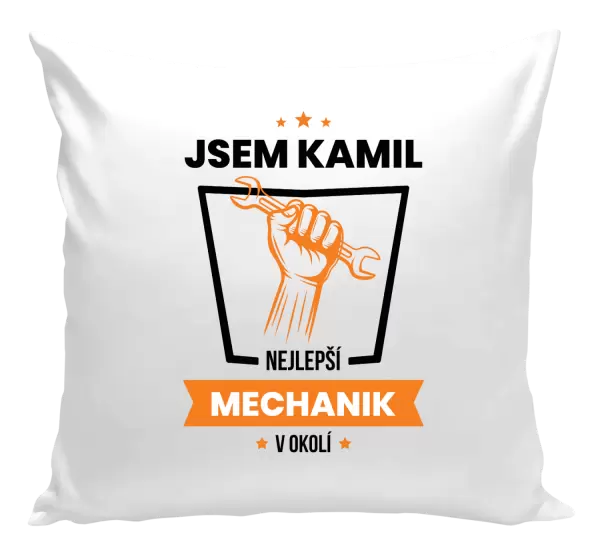 Polštář Nejlepší v okolí - mechanik