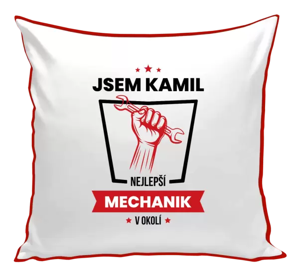 Polštář Nejlepší v okolí - mechanik
