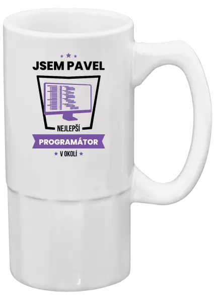 Půllitr Nejlepší v okolí - programátor
