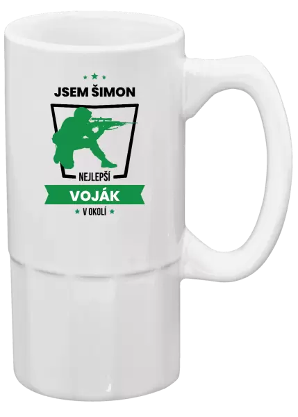 Půllitr Nejlepší v okolí - voják