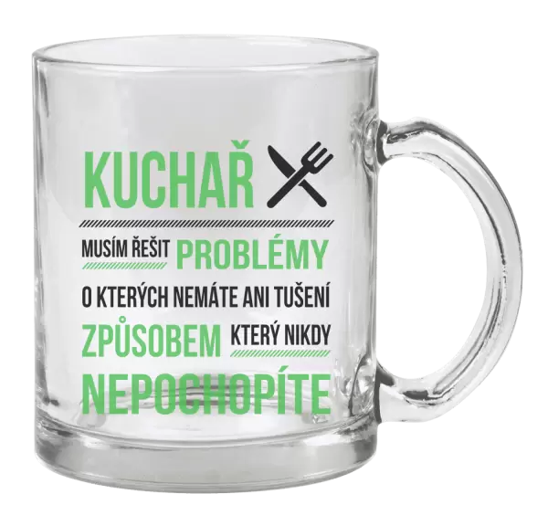 Hrnek Musím řešit problémy - kuchař