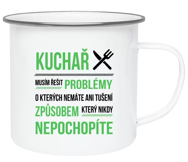 Plecháček Musím řešit problémy - kuchař